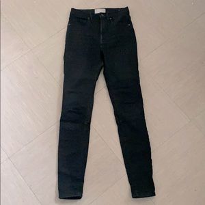 Everlane Black high Rise Skinny 26 Tall